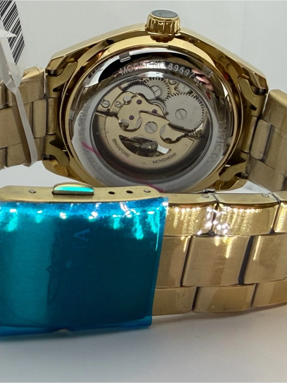 Invicta Objet D Art Excelsior Automatic Gold Skeleton Automatic Men's Watch 43mm